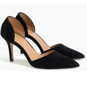 Jcrew Suede d'Orsay pumps